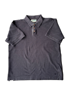 Vintage Havana Jack’s Cafe Waffle Knit Polo Shirt XL 100% Cotton Surf Casual Y2K